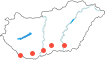 Barcs,Pécs,Baja,Kiskunhalas,Hódmezővásárhely