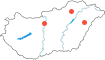 Budapest,Debrecen,Miskolc