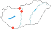 Budapest,Esztergom,Sellye,Drávaiványi