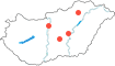 Budapest,Miskolc,Szolnok,Kecskemét