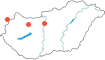 Budapest,Sopron,Bakonyszombathely