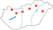 Győr,Mór,Budapest,Gyöngyös,Miskolc,Debrecen