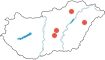 Kecskemét,Cegléd,Debrecen,Miskolc