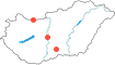 Komárom,Dunaújváros,Kiskunhalas