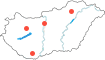 Miskolc,Budapest,Zirc,Pécs