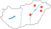 Miskolc,Nyíregyháza,Debrecen,Szolnok