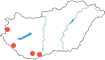 Nagykanizsa,Mohács,Szombathely,Pécs