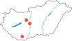 Pécs,Dunaújváros,Gárdony