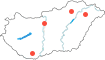 Pécs,Miskolc,Budapest,Nyíregyháza
