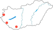 Pécs,Nagykanizsa,Szombathely