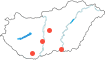 Pécs,Paks,Dabas,Szeged