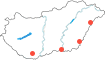 Pécs,Szeged,Gyula,Nyírábrány