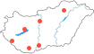 Veszprém,Budapest,Miskolc,Baja,Pécs,Nagykanizsa