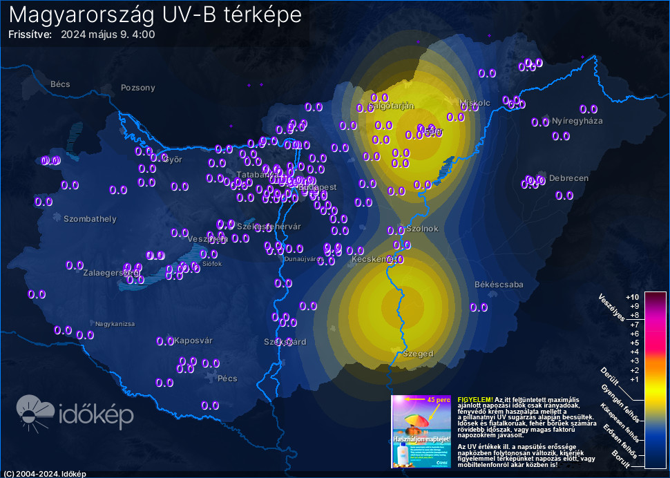 uv térkép UV térkép uv térkép
